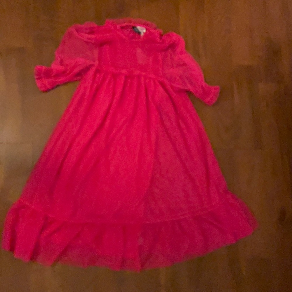 Hot pink lace dress Wore one time
